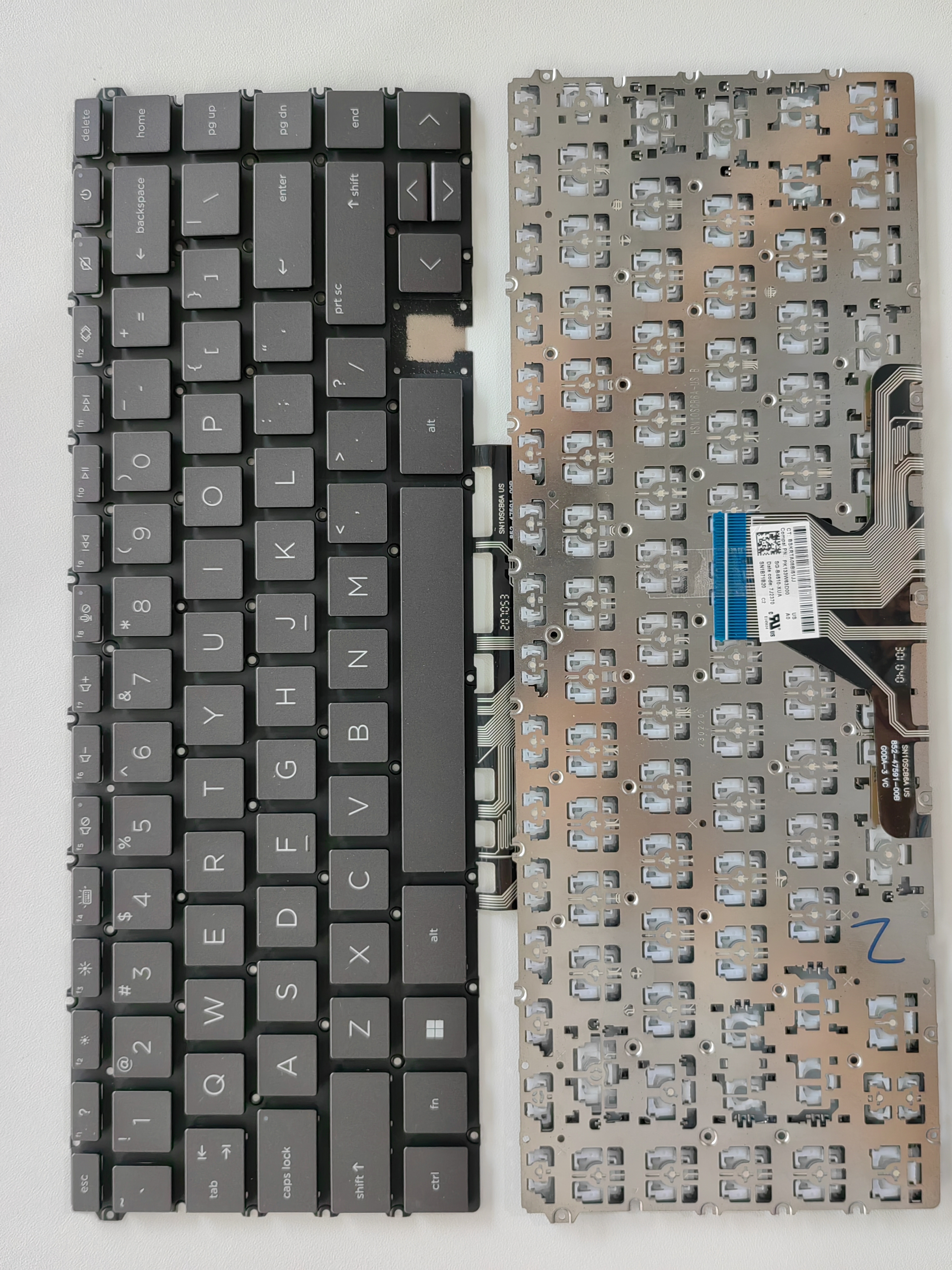 Picture of New Replacement Laptop Keyboard For HP 16-F/Transparent/Spectre x360 16 inch 2-in-1/TPN-C154 Brown US Layout